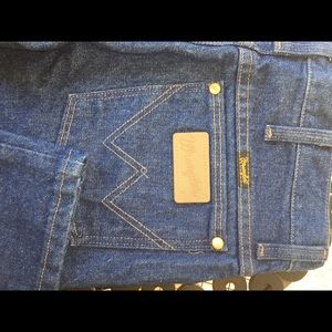 Wrangler blue jeans